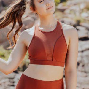 Women's Rust Sports Bra